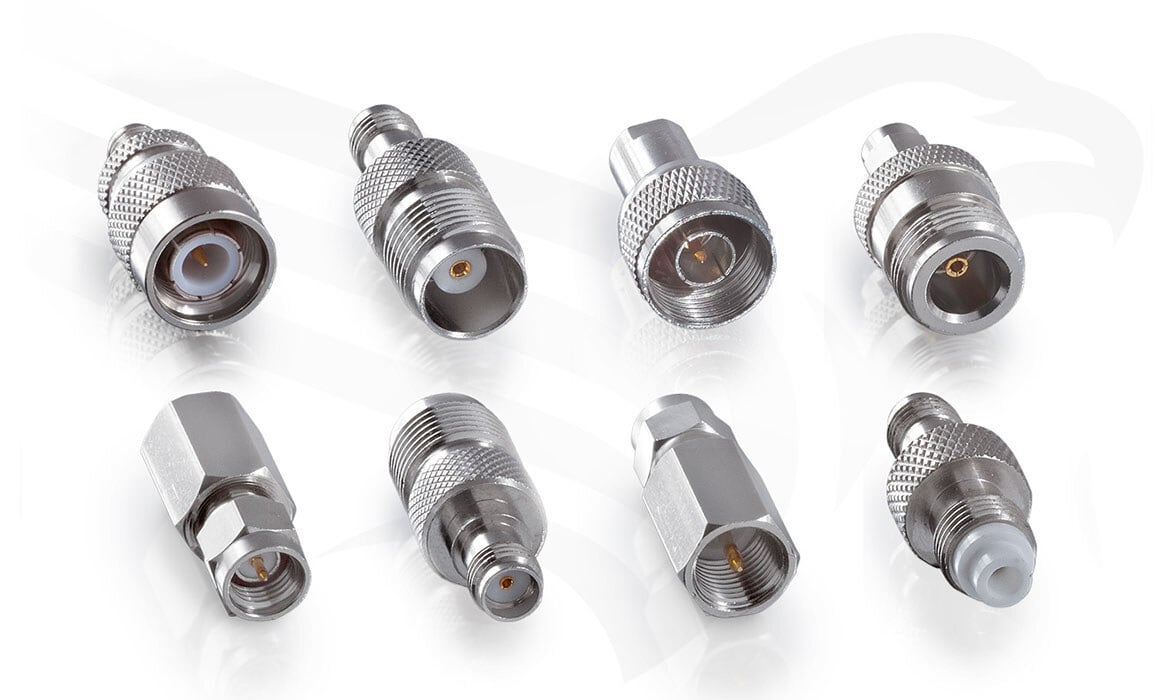 Verschiedene Antennenstecker Typen für den Anschluss von Funkgeräten – Antenneninstallation in der Antennentechnik
