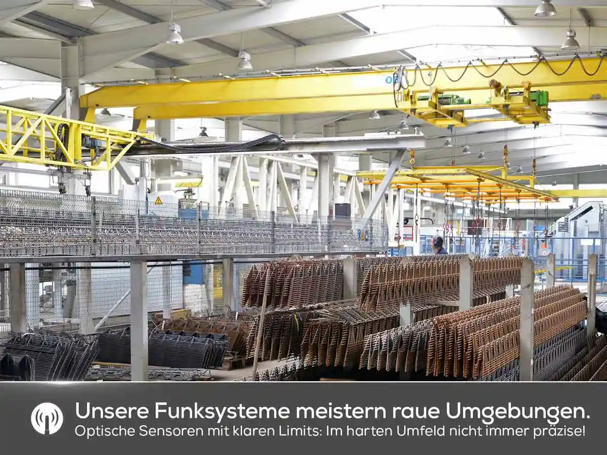 Datenlichtschranke vs. Funk: Datenübertragungen mit Profinet